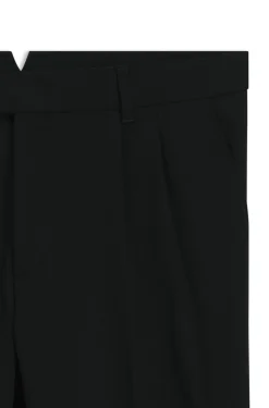 Tapered-fit trousers in stretch-cotton twill