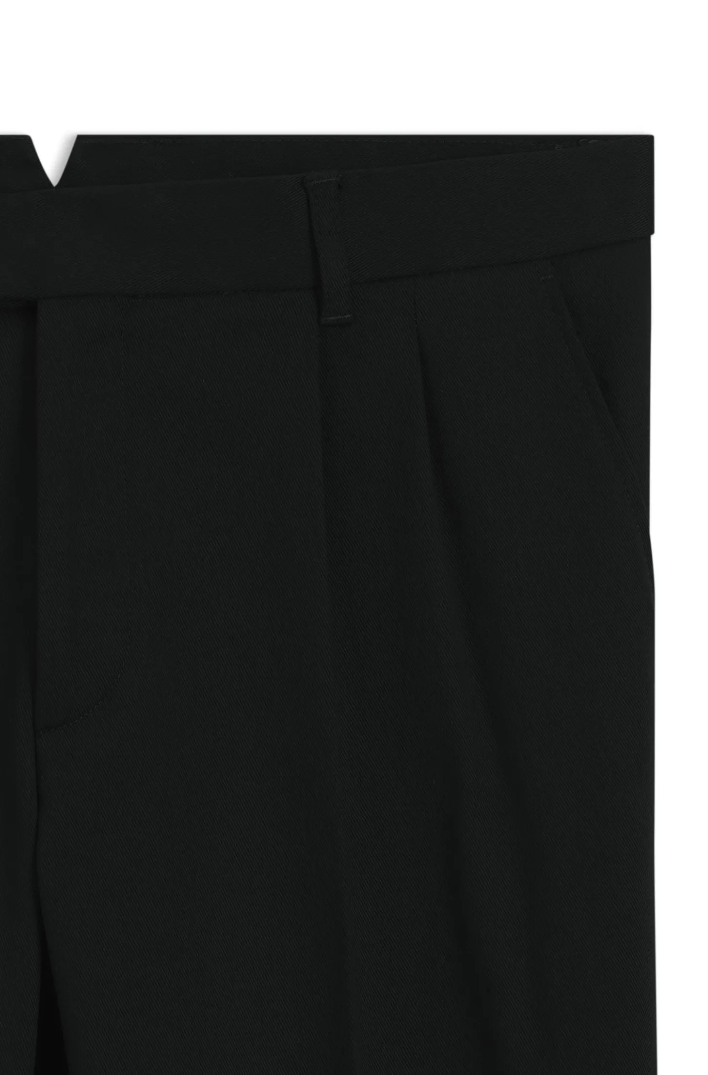 Tapered-fit trousers in stretch-cotton twill