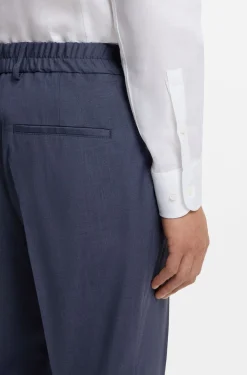 Tapered-fit trousers in washable AirWool