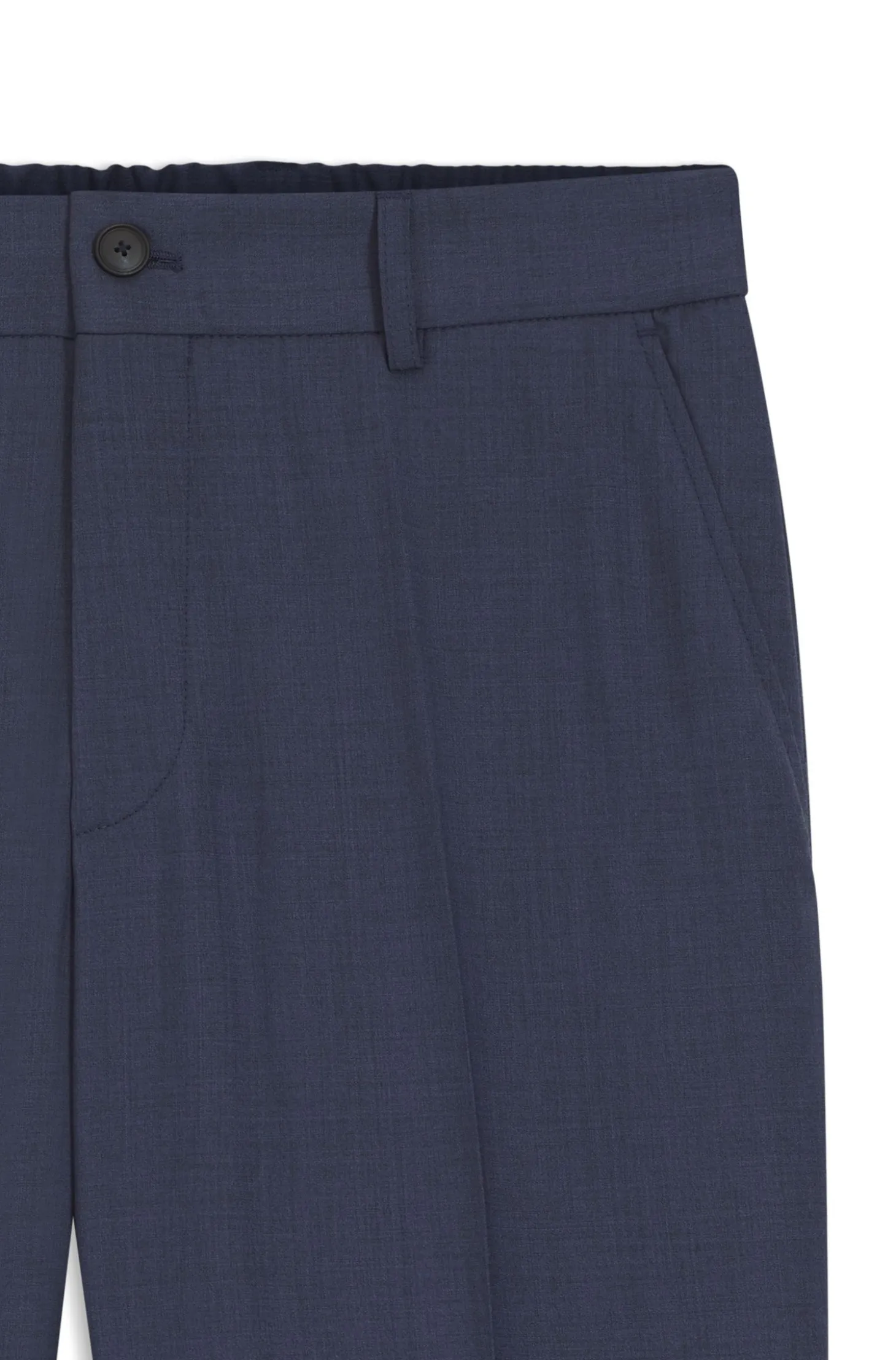 Tapered-fit trousers in washable AirWool