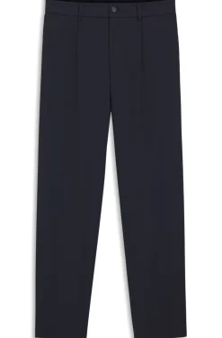 Tapered-fit trousers in washable performance-stretch fabric