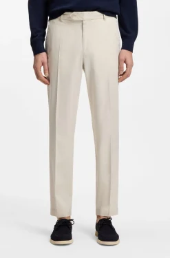 Tapered-fit trousers in washable stretch fabric