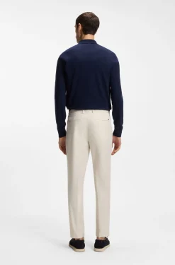 Tapered-fit trousers in washable stretch fabric