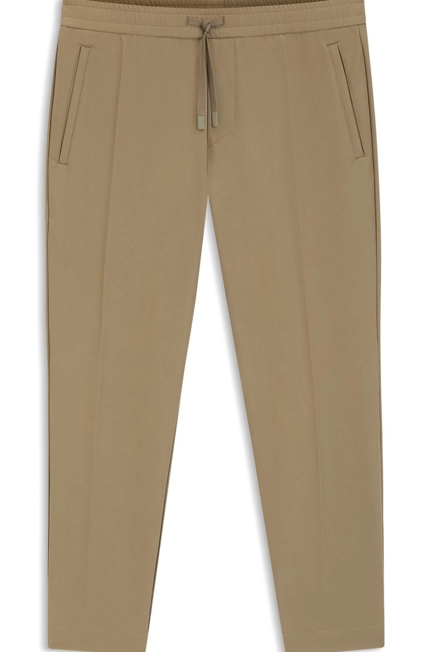 Tapered-fit trousers in water-repellent stretch fabric