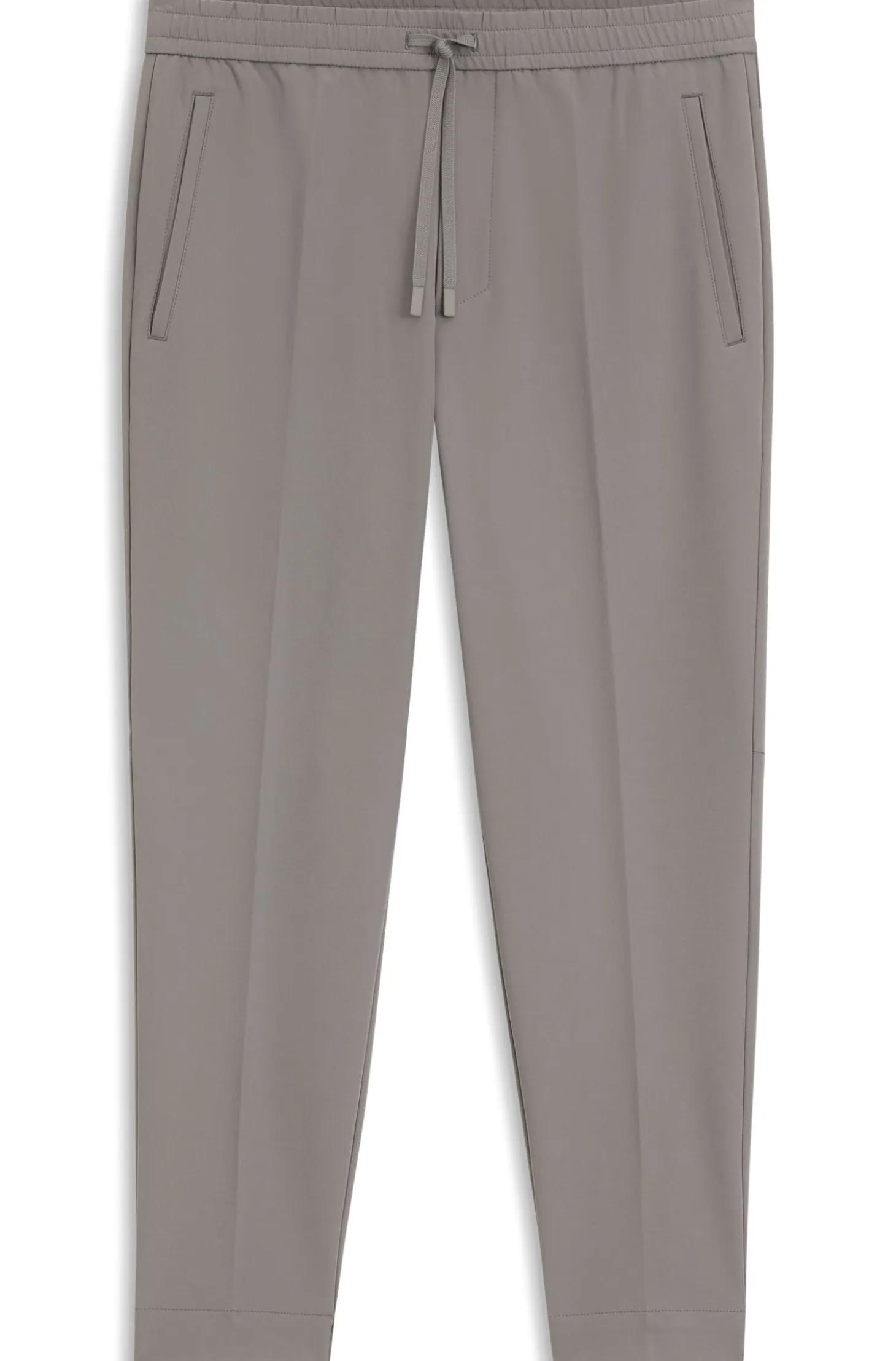 Tapered-fit trousers in water-repellent stretch fabric