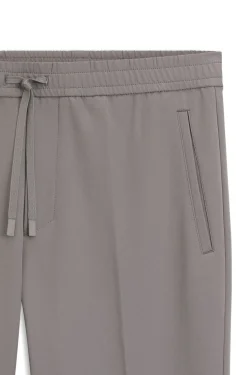 Tapered-fit trousers in water-repellent stretch fabric