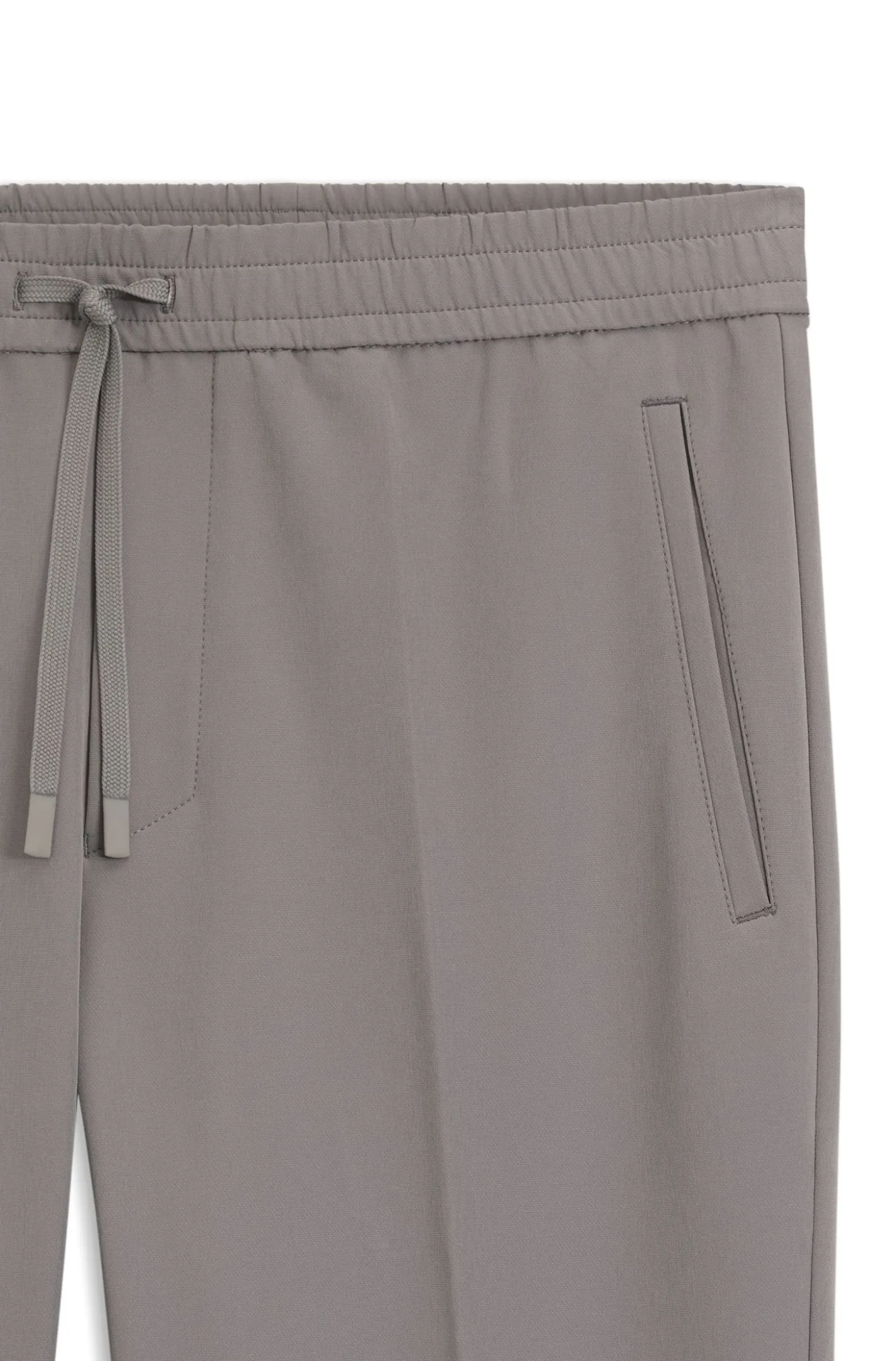 Tapered-fit trousers in water-repellent stretch fabric