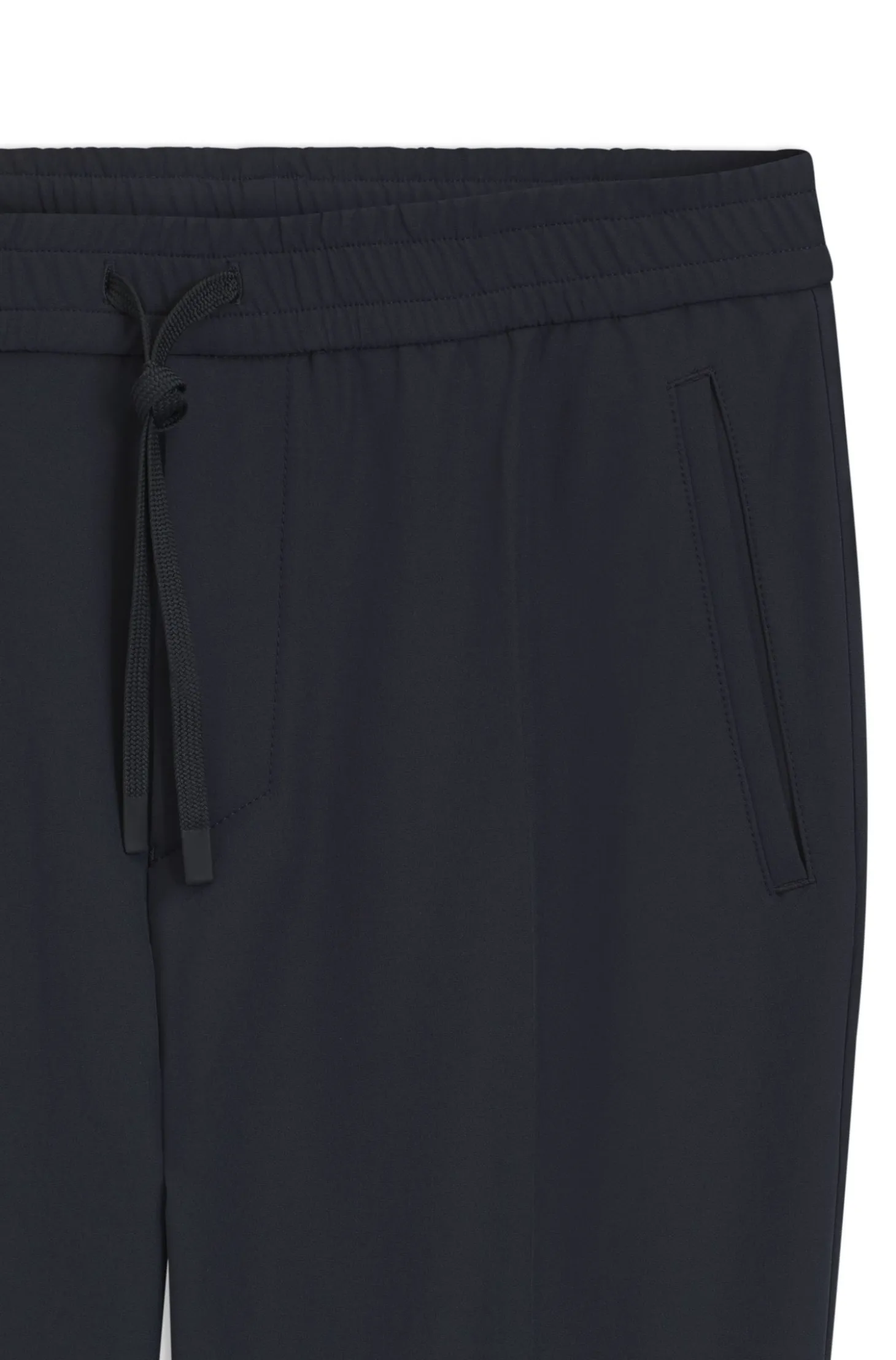Tapered-fit trousers in water-repellent stretch fabric