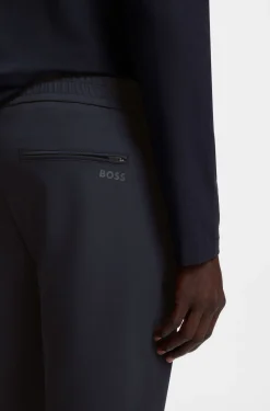 Tapered-fit trousers in water-repellent stretch fabric