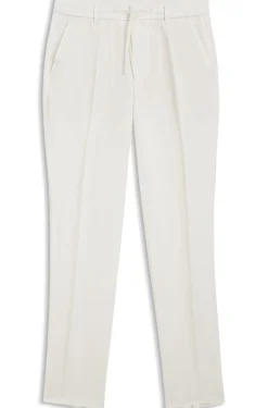 Tapered-fit trousers with drawcord waist