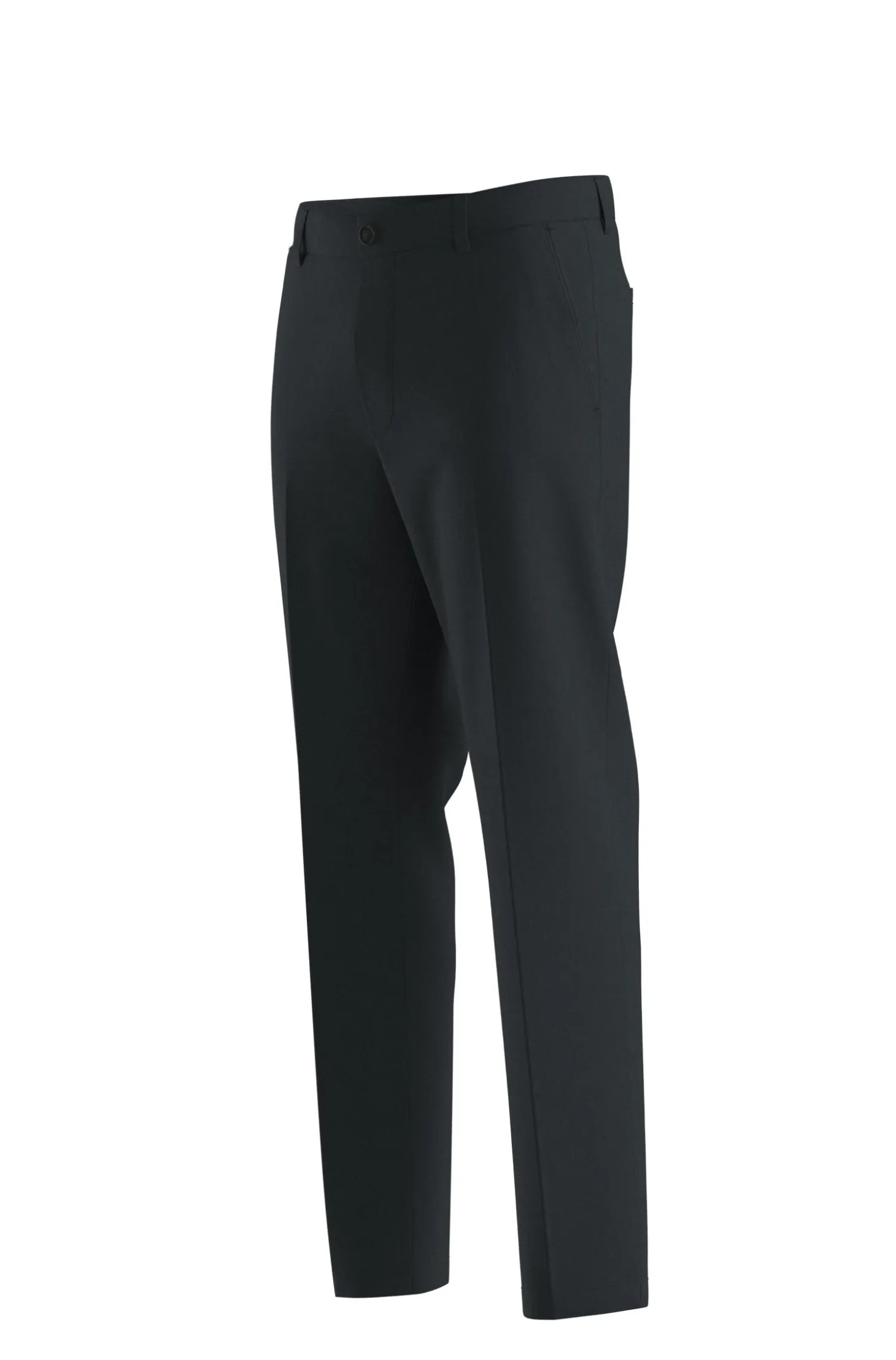 Tapered modern-fit trousers in stretch cotton