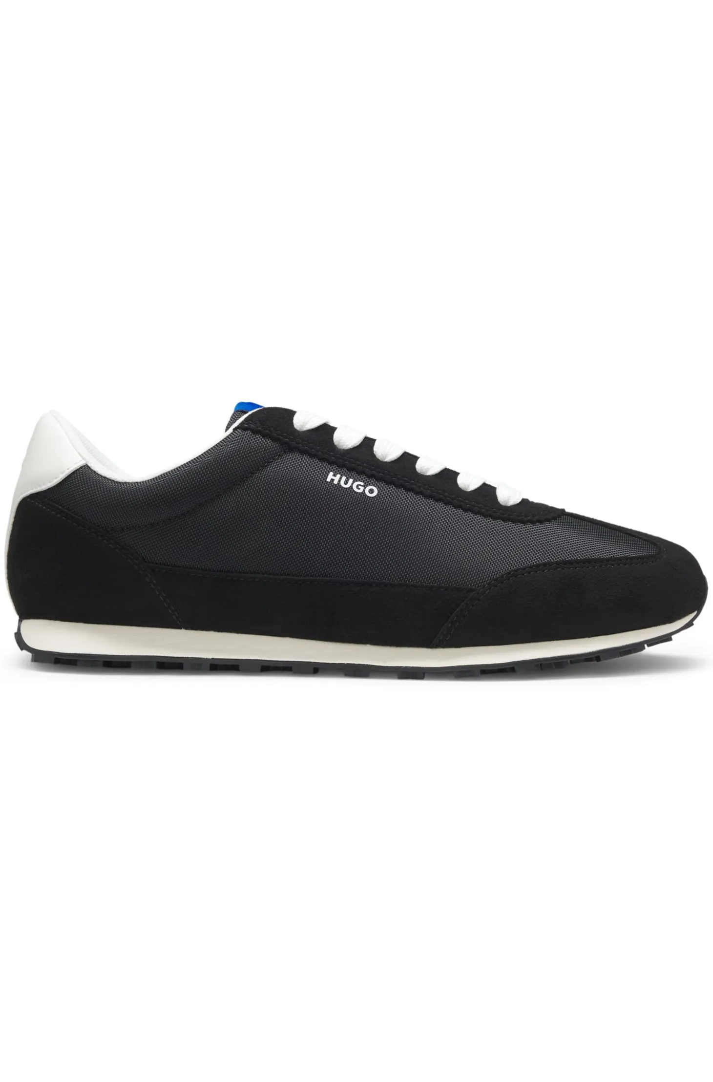 Textured-fabric trainers with star detail
