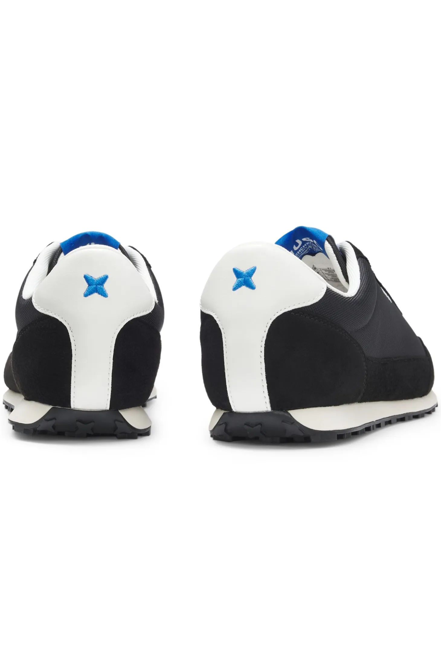 Textured-fabric trainers with star detail