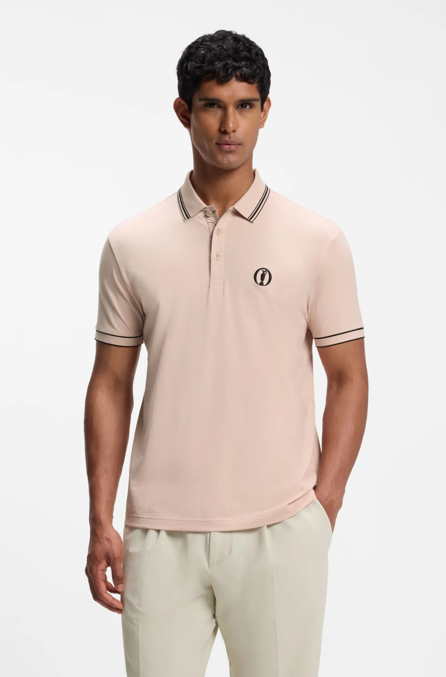 The Open Active Paddy polo shirt in performance piqué