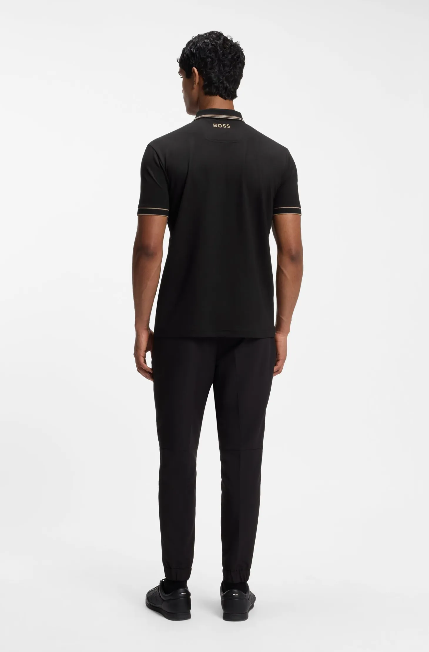 The Open Active Paddy polo shirt in performance piqué