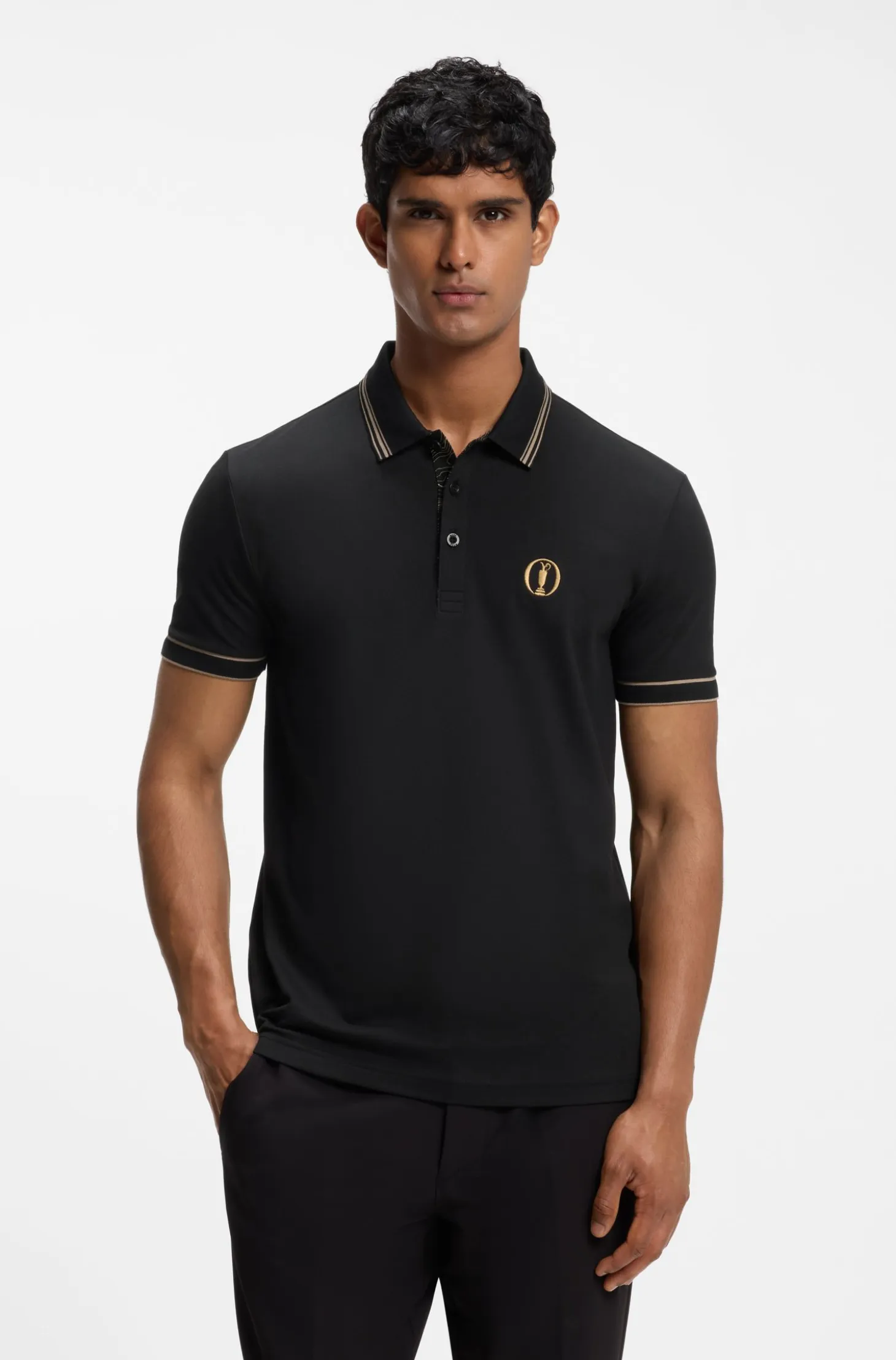 The Open Active Paddy polo shirt in performance piqué