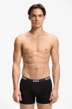 Three-pack of boxer briefs in stretch cotton