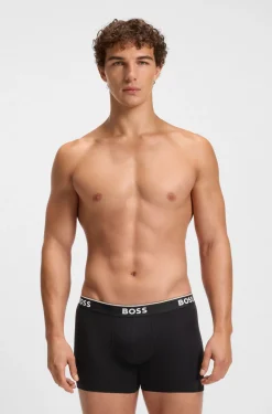 Three-pack of boxer briefs in stretch cotton
