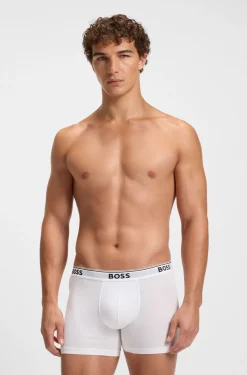 Three-pack of boxer briefs in stretch cotton