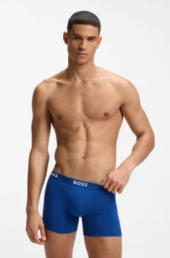 Three-pack of boxer briefs in stretch cotton