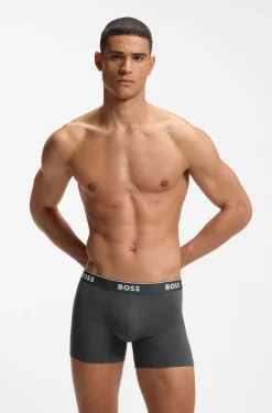 Three-pack of boxer briefs in stretch cotton