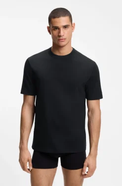 Three-pack of crew-neck T-shirts in cotton