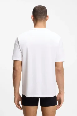 Three-pack of crew-neck T-shirts in cotton