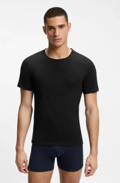 Three-pack of logo-embroidered T-shirts in cotton