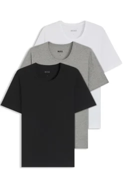 Three-pack of logo-embroidered T-shirts in cotton