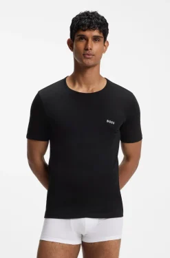 Three-pack of logo-embroidered T-shirts in cotton