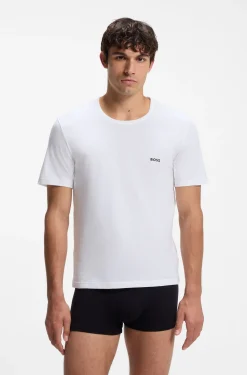 Three-pack of logo-embroidered T-shirts in cotton