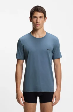 Three-pack of logo-print underwear T-shirts in cotton