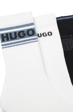 Three-pack of short-length logo socks