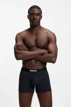 Three-pack of stretch-cotton boxer briefs
