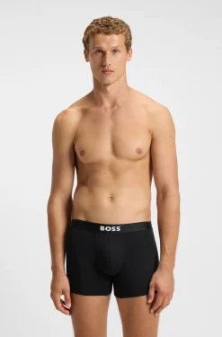 Three-pack of stretch-cotton boxer briefs