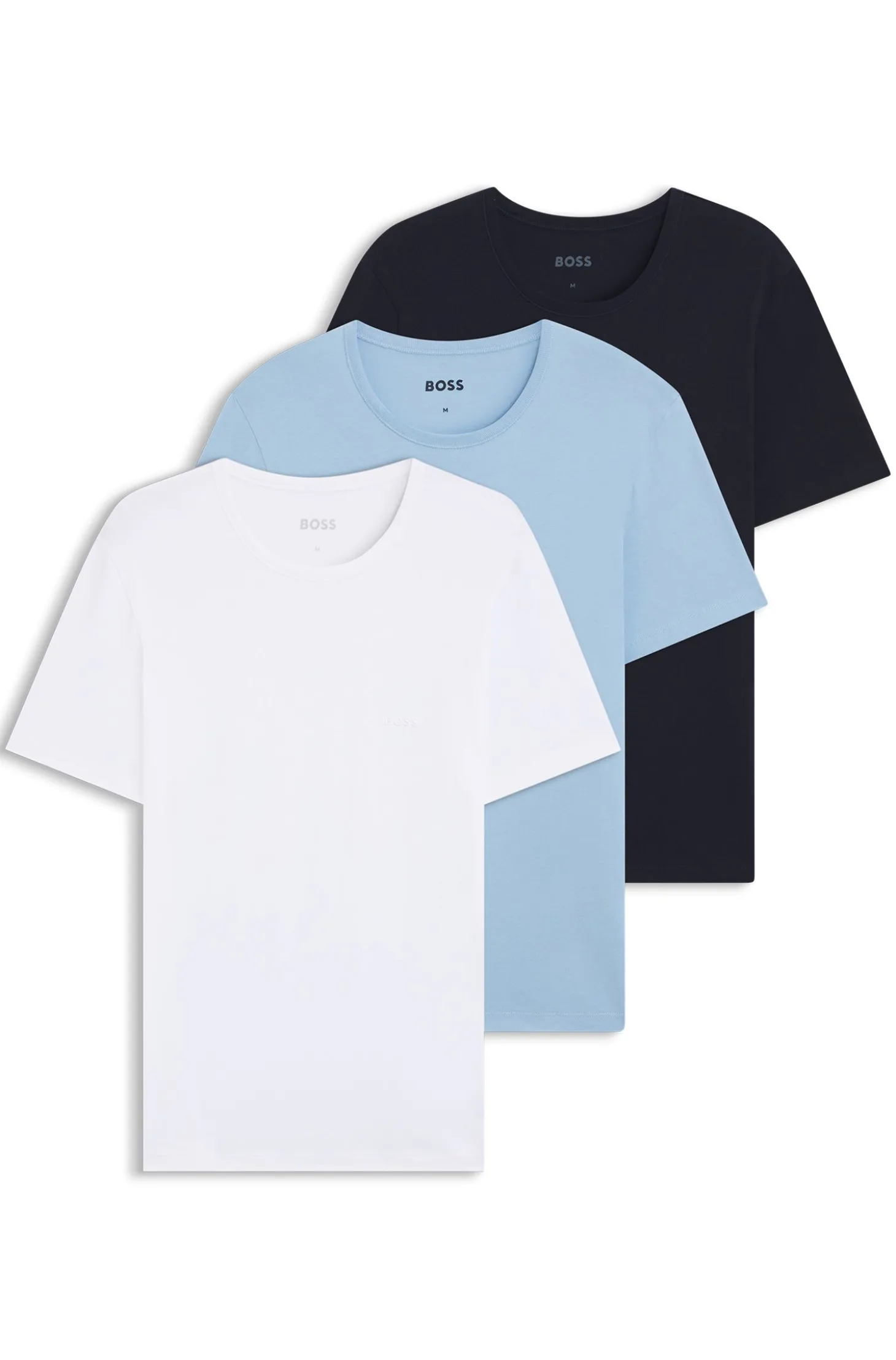 Three-pack of underwear T-shirts in cotton