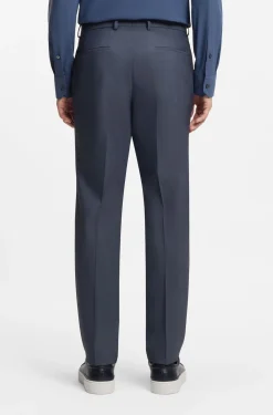Three-piece slim-fit suit with zip-up waistcoat