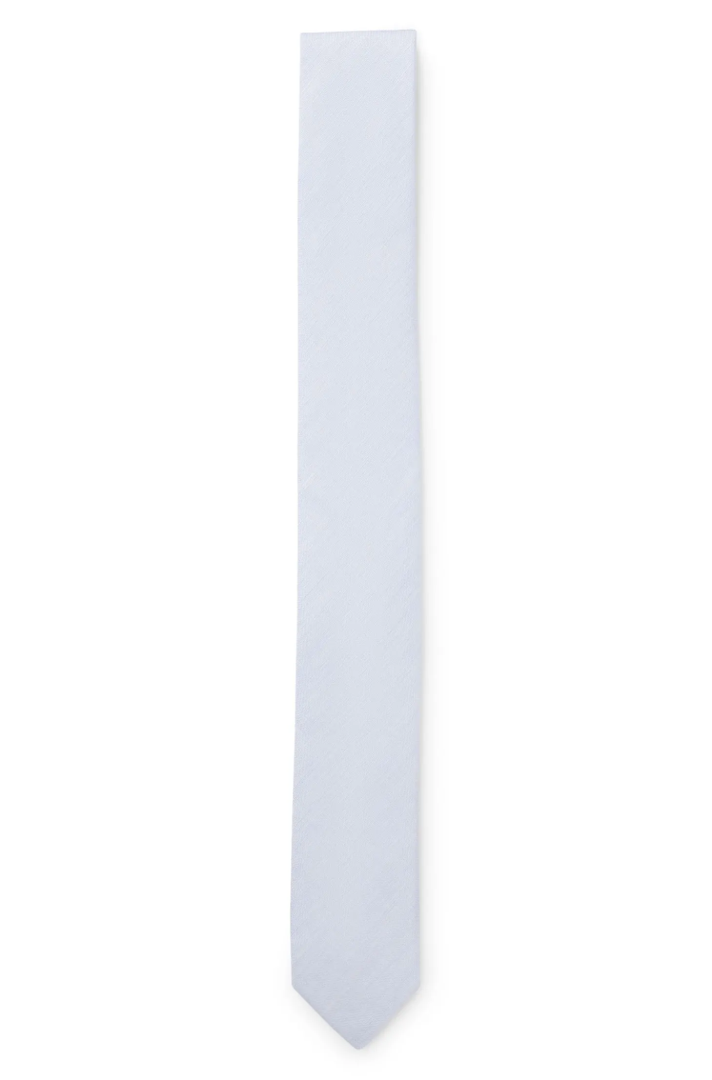 Tie in cotton and linen