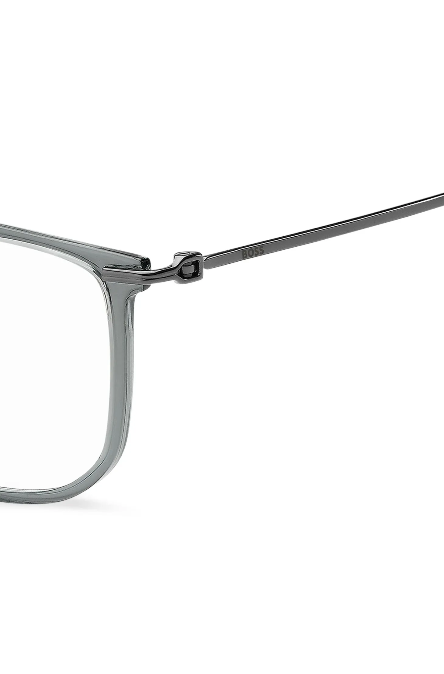 Titanium optical frames with lasered logo