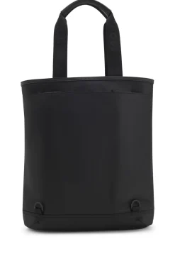 Tote backpack with Double B monogram trim
