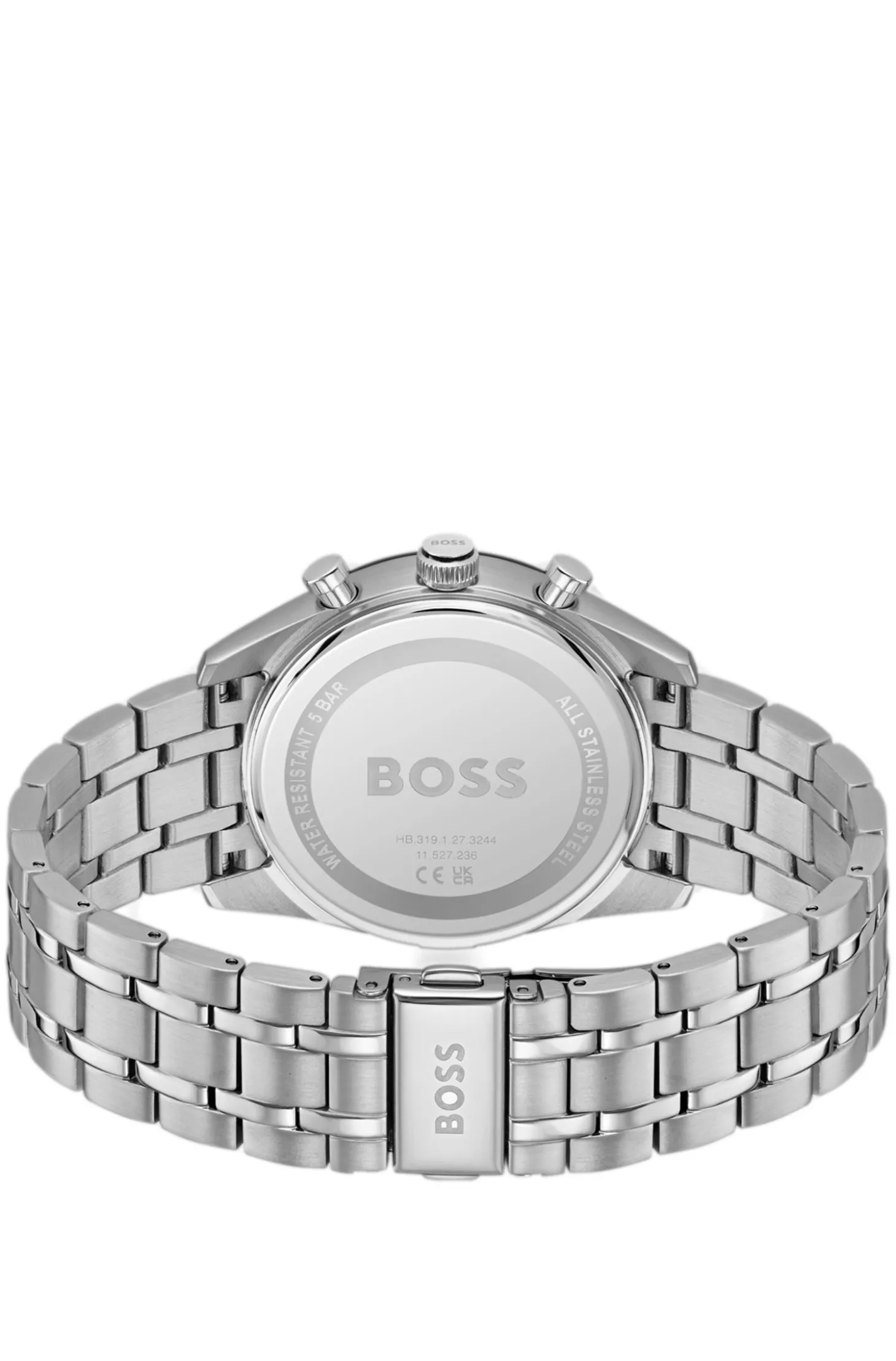 TOURMASTER Blue-dial watch with multi-link bracelet