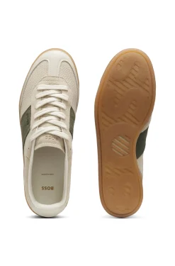Trainers in leather and suede