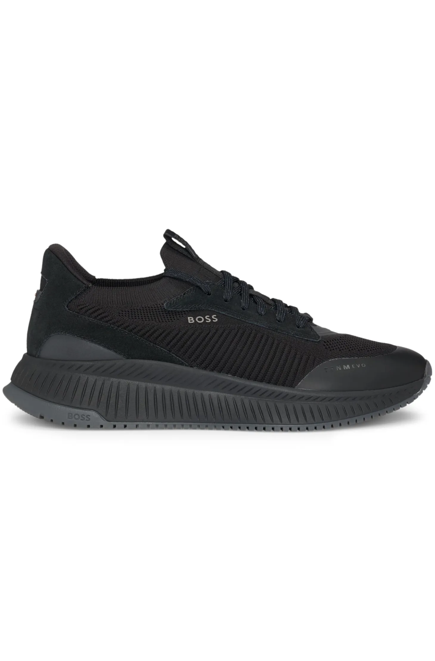 TTNM EVO trainers with knitted uppers and suede trims