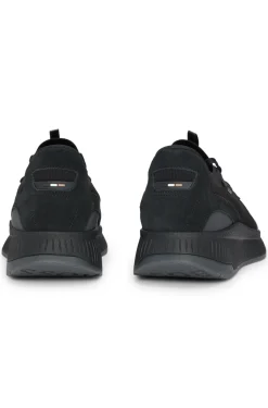 TTNM EVO trainers with knitted uppers and suede trims