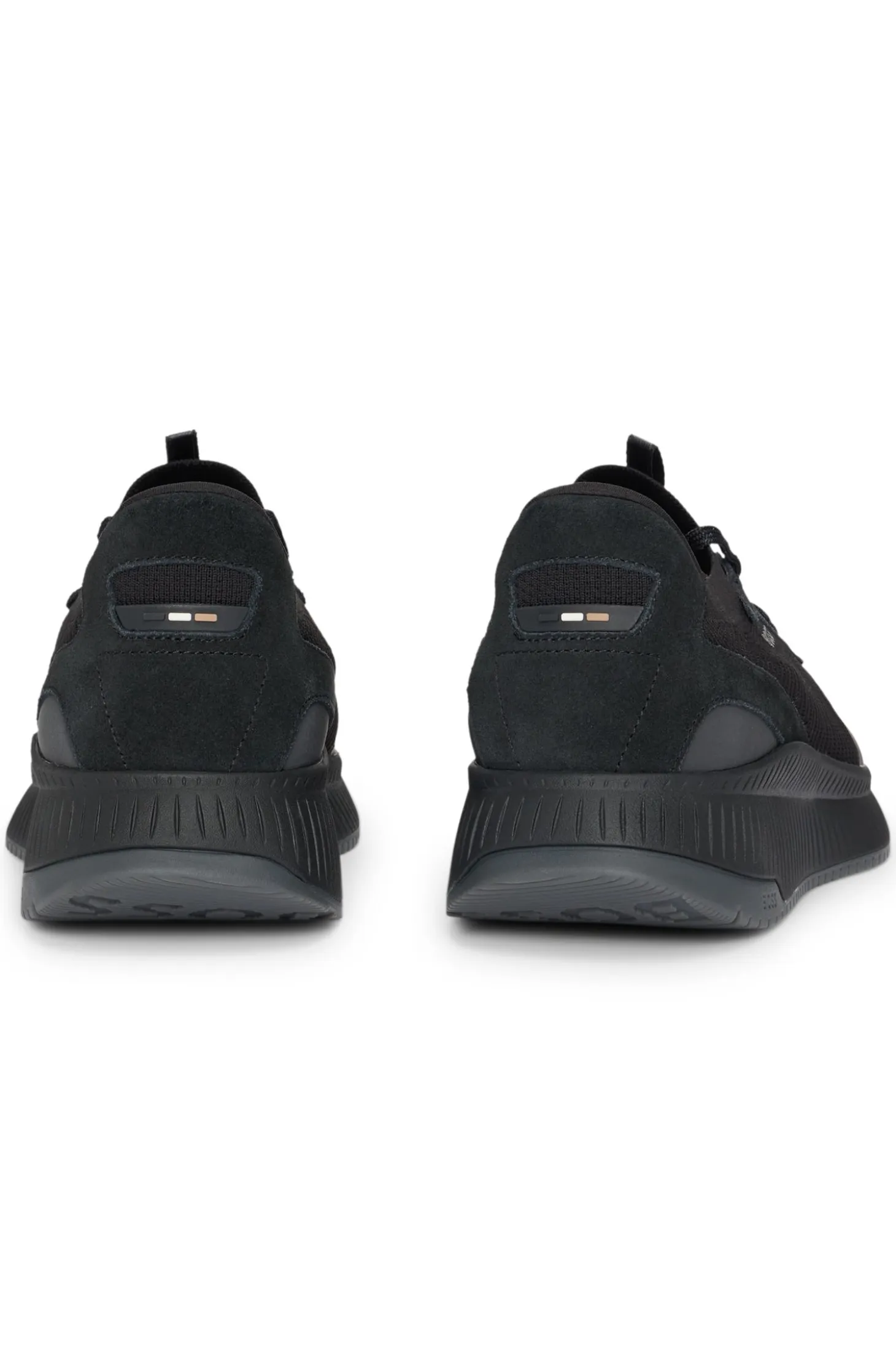 TTNM EVO trainers with knitted uppers and suede trims