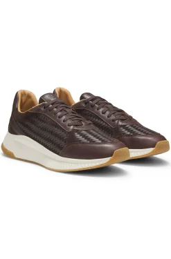 TTNM EVO trainers with woven uppers and suede trims