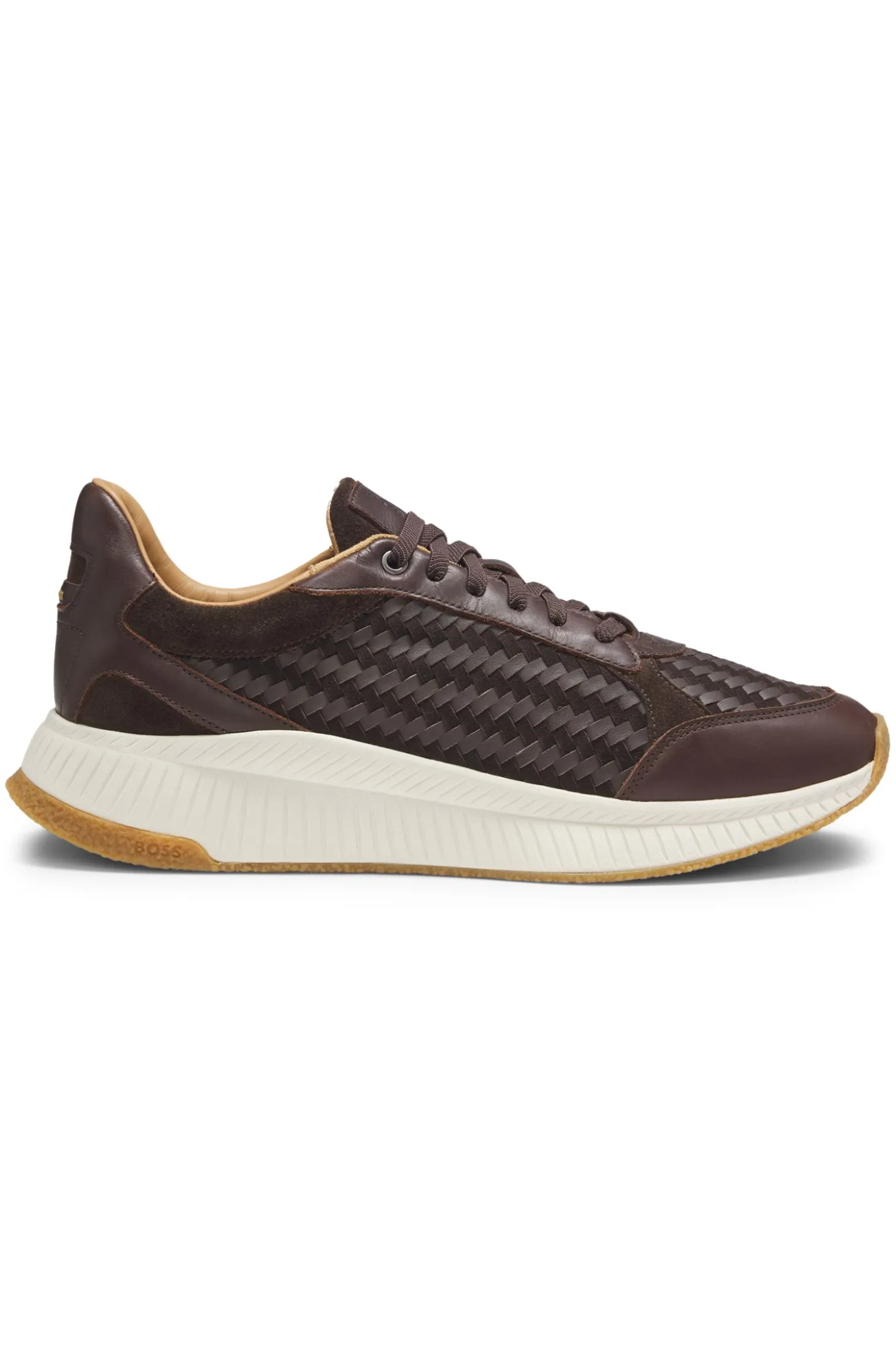TTNM EVO trainers with woven uppers and suede trims