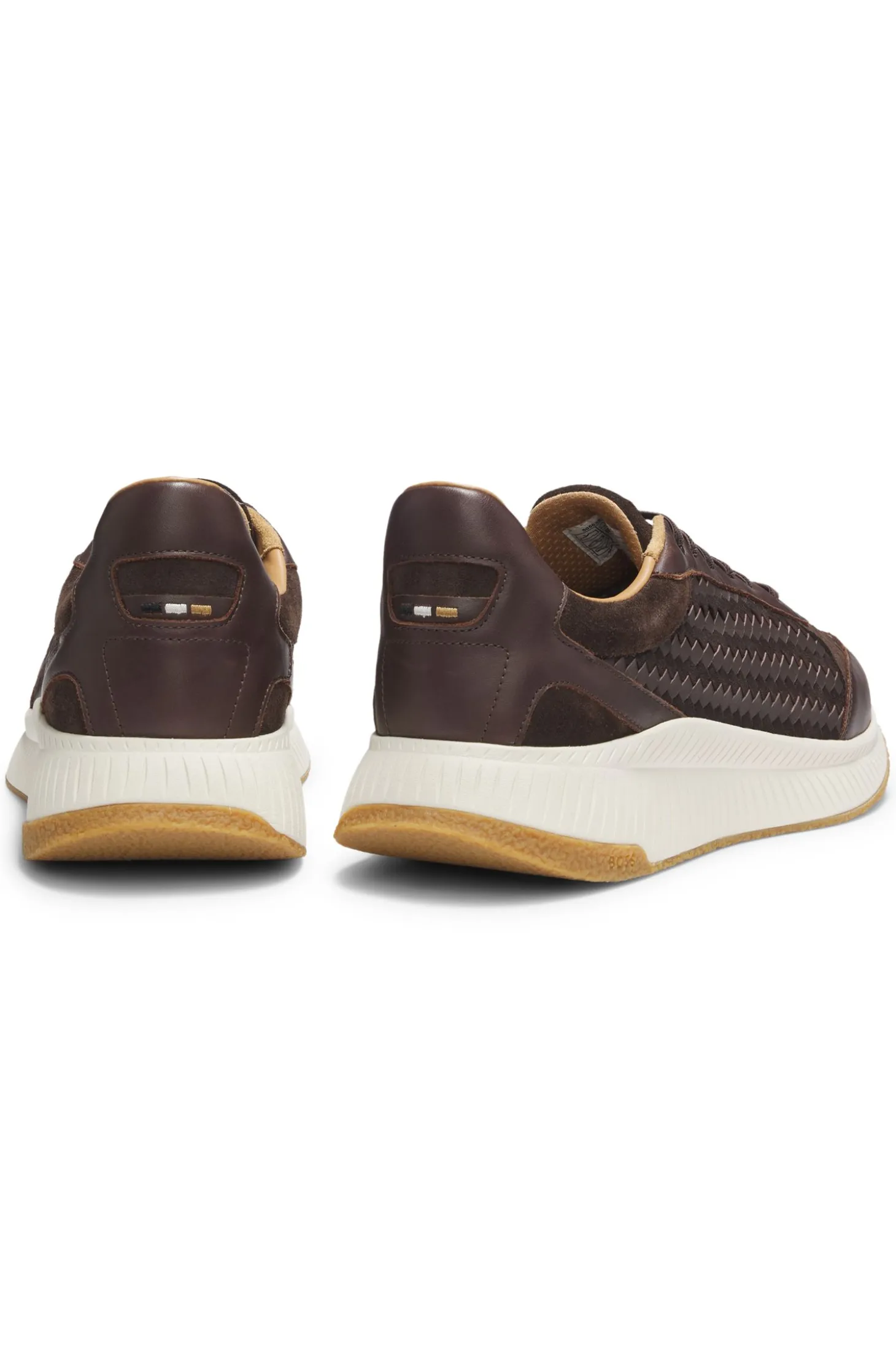 TTNM EVO trainers with woven uppers and suede trims