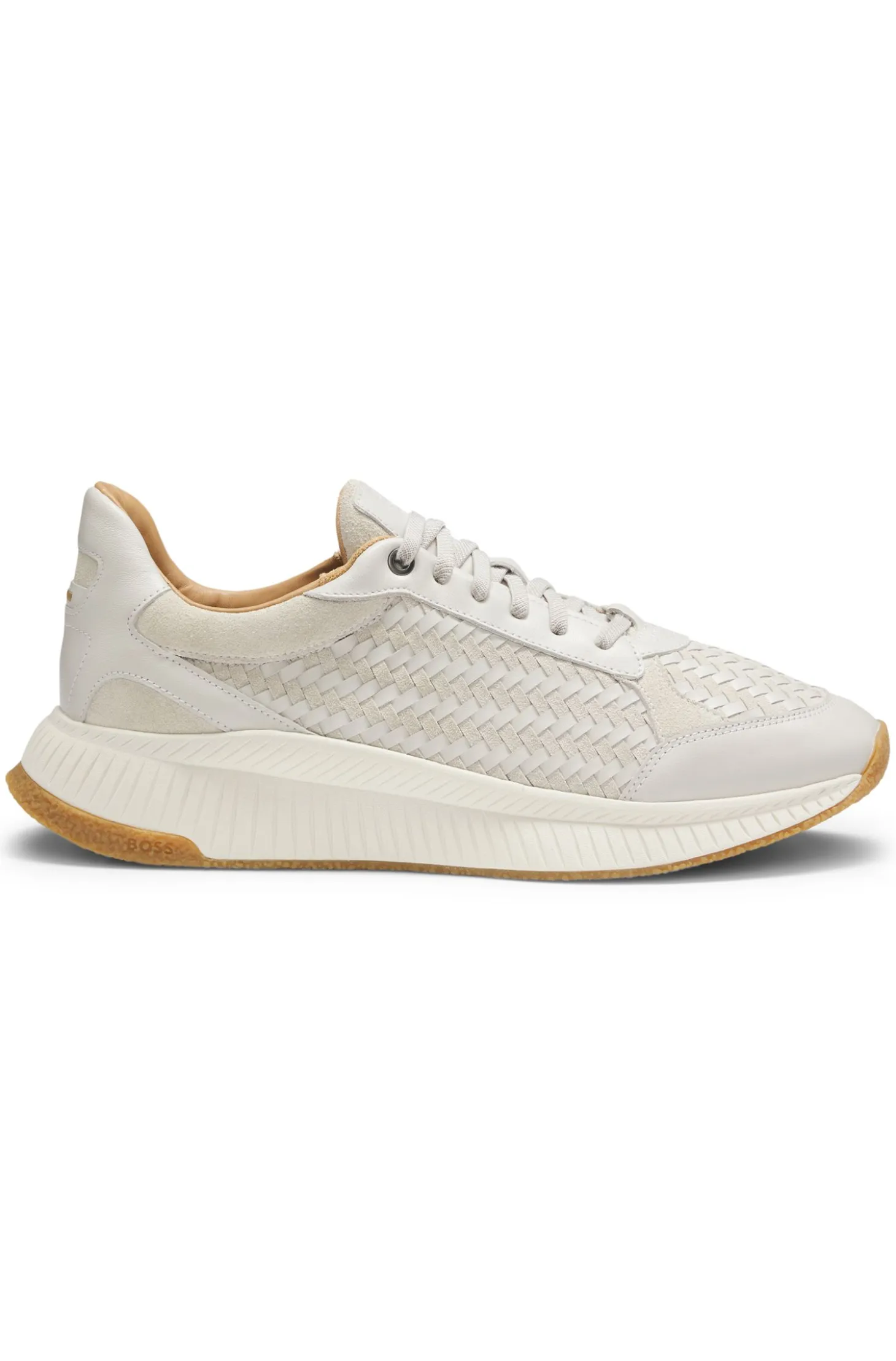 TTNM EVO trainers with woven uppers and suede trims