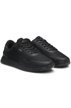 TTNM mesh trainers with smooth trims